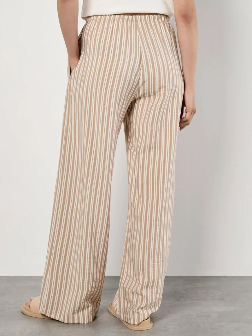 Apricot Hosen*Damen Hose beige gestreift