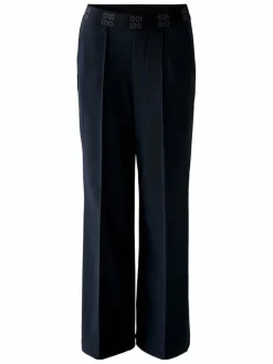 Oui Hosen*Damen Hose blau uni