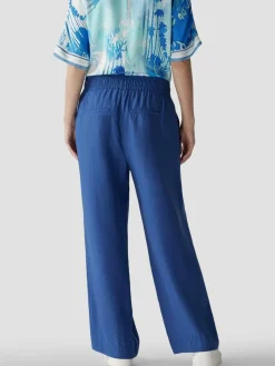 LCMT Hosen*Damen Hose blau uni