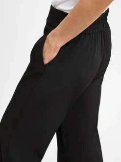 comma Hosen*Damen Hose schwarz uni