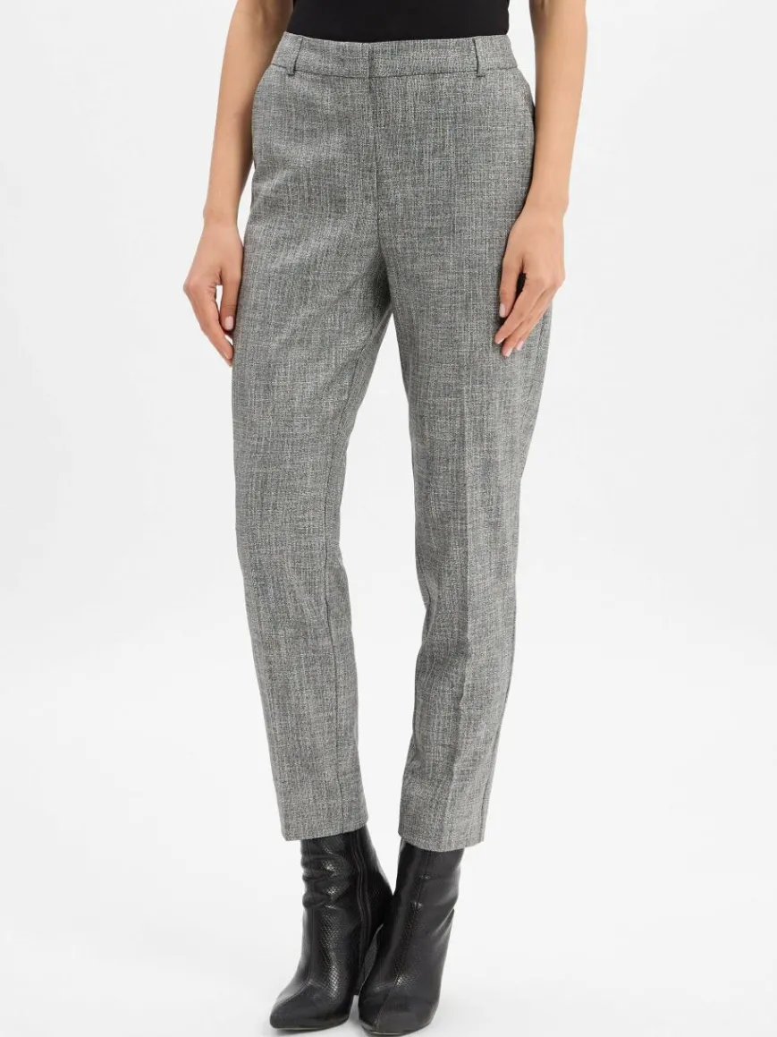 comma Hosen*Damen Hose grau meliert