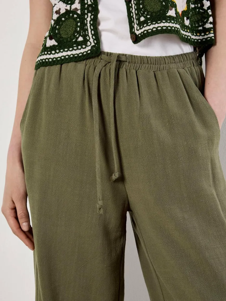 Apricot Hosen*Damen Hose khaki uni