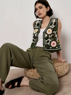 Apricot Hosen*Damen Hose khaki uni