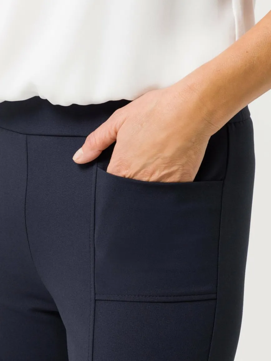 Frank Walder Hosen*Damen Hose marine blau uni