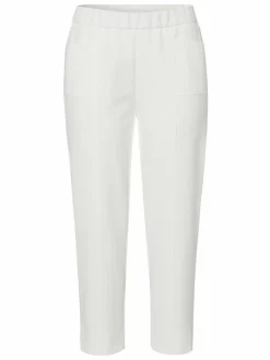 Frank Walder Hosen*Damen Hose ecru weiß uni