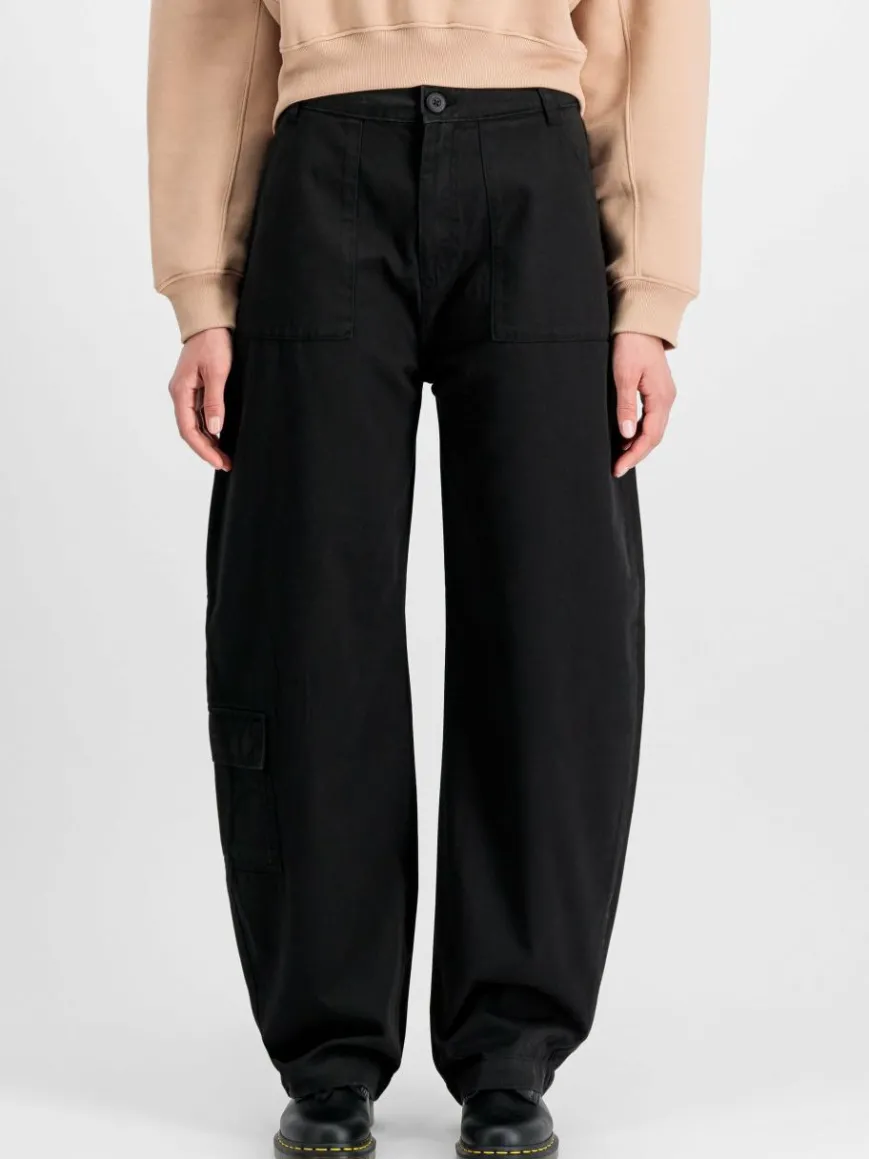 Alpha Industries Hosen*Damen Hose schwarz uni