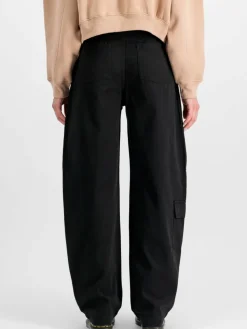 Alpha Industries Hosen*Damen Hose schwarz uni