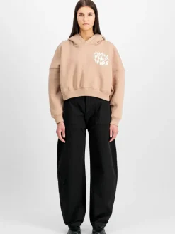 Alpha Industries Hosen*Damen Hose schwarz uni