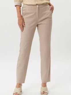 Frank Walder Hosen*Damen Hose beige uni