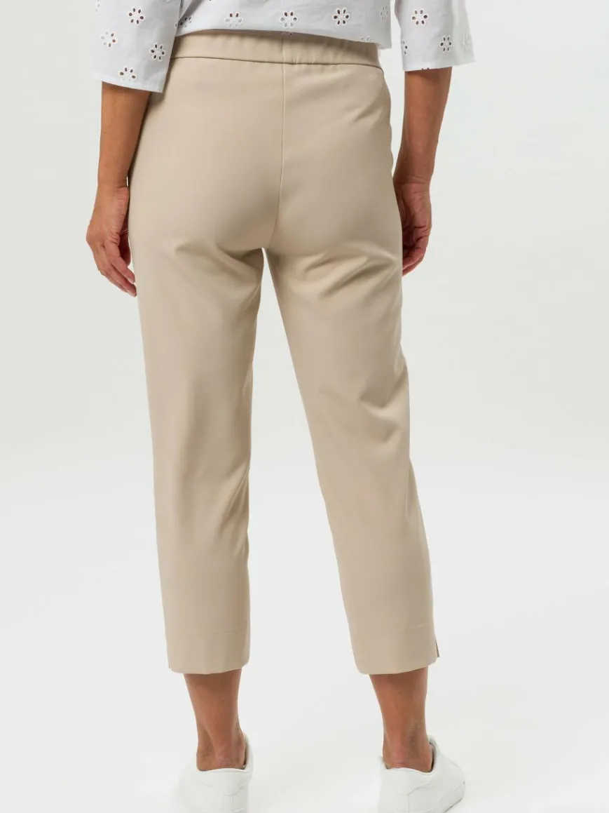 Frank Walder Hosen*Damen Hose beige uni