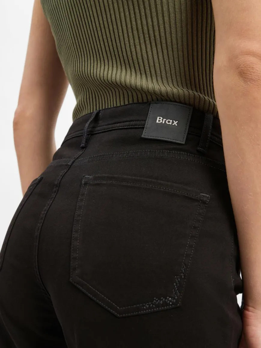 BRAX Jeans*Damen Hose - Carola schwarz uni