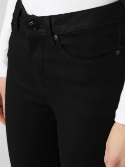 Opus Hosen*Damen Hose - Elma schwarz uni