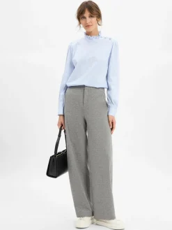 Drykorn Hosen*Damen Hose - Fae hellgrau meliert