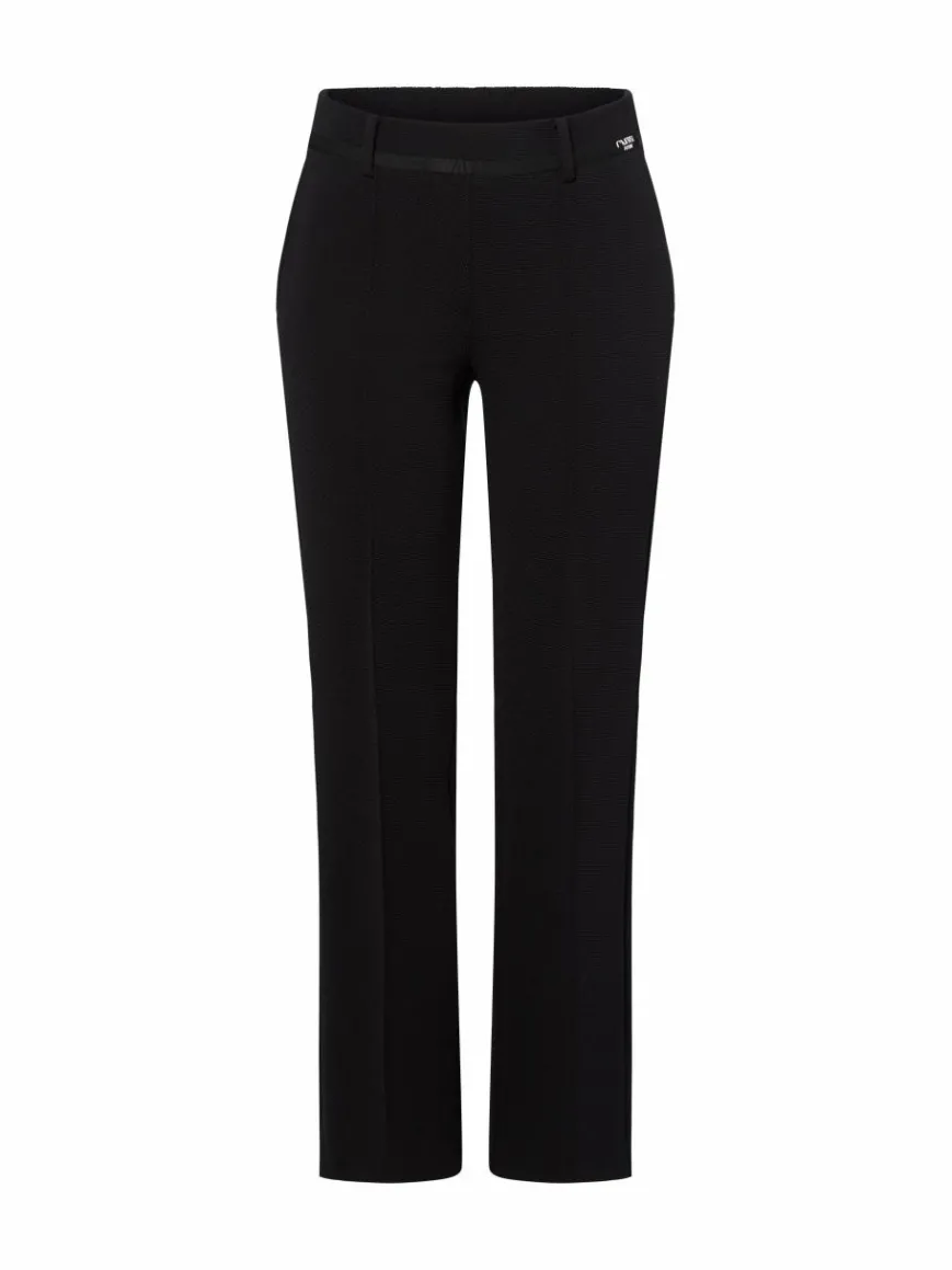 Cambio Hosen*Damen Hose - Francoise schwarz strukturiert