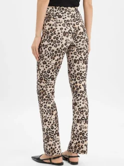 Marc Cain Collections Hosen*Damen Hose - Frederica beige schwarz gemustert