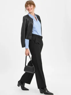 Cambio Hosen*Damen Hose - Goldy schwarz uni