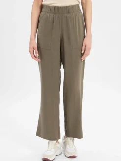 Opus Hosen*Damen Hose - Marou cargo oliv uni