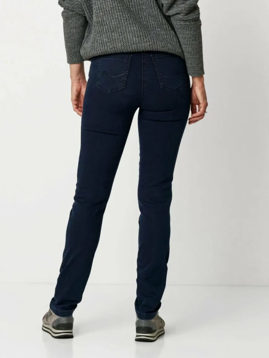 Relaxed Hosen*Damen Hose - Meine beste Freundin blau uni