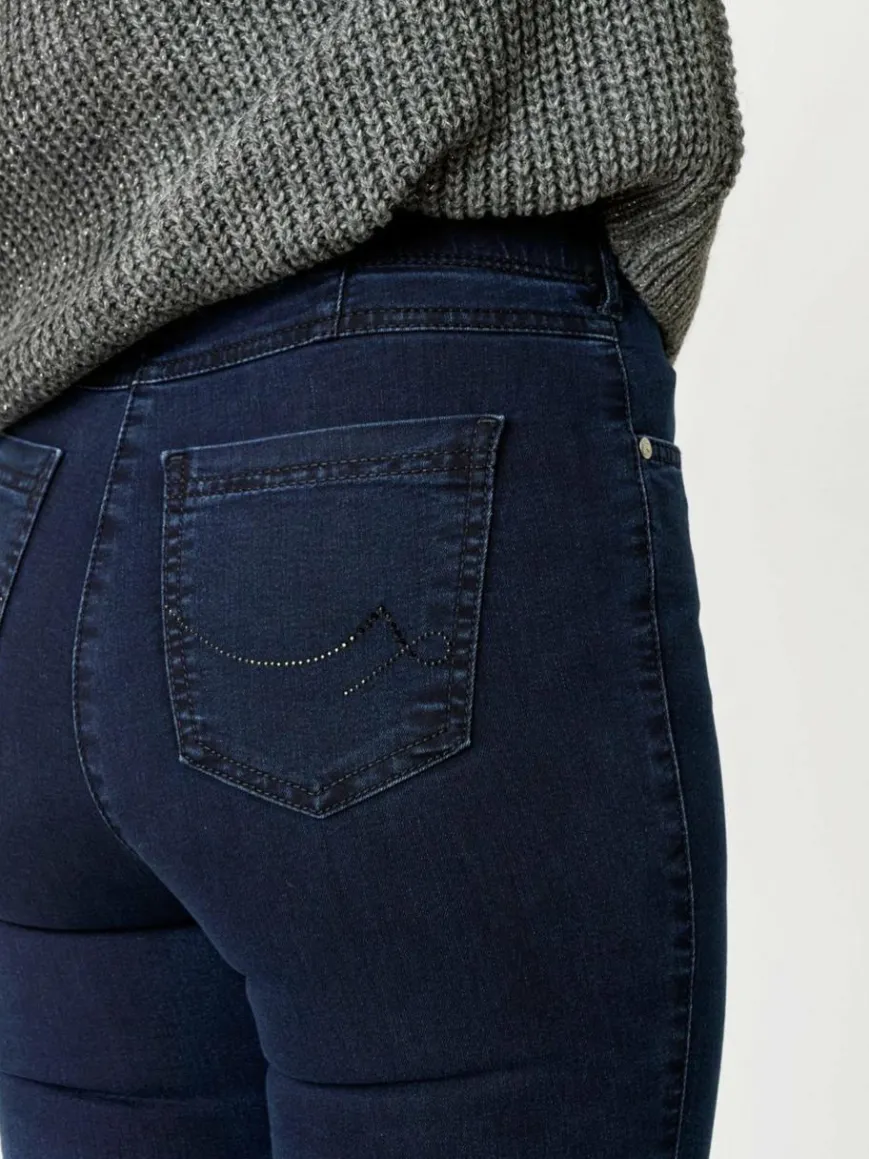 Relaxed Hosen*Damen Hose - Meine beste Freundin blau uni