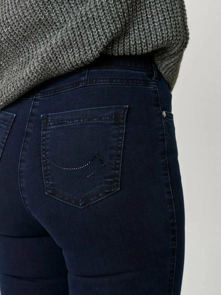 Relaxed Hosen*Damen Hose - Meine beste Freundin blau uni