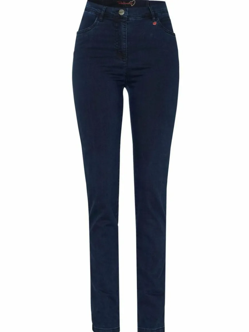 Relaxed Hosen*Damen Hose - Meine beste Freundin blau uni