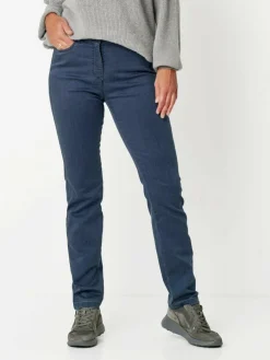 Relaxed Hosen*Damen Hose - Meine beste Freundin blau uni