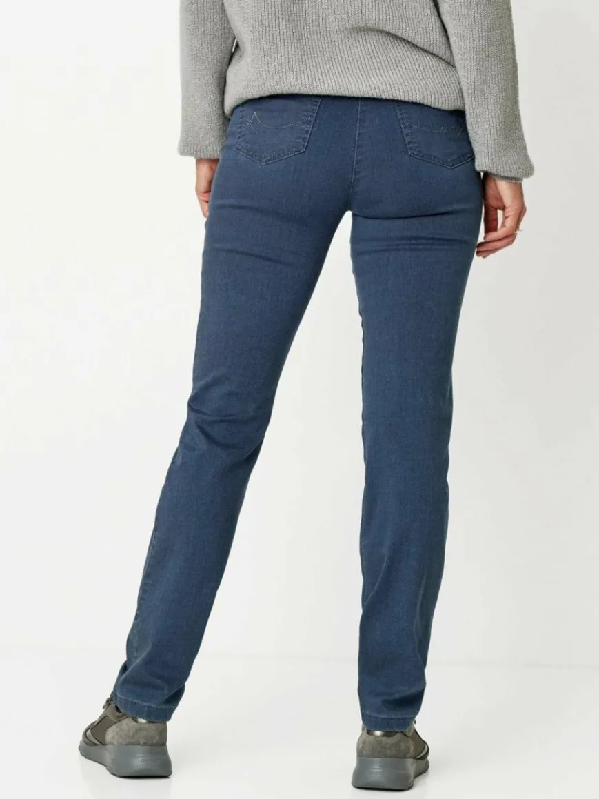 Relaxed Hosen*Damen Hose - Meine beste Freundin blau uni