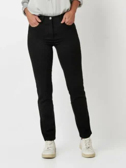 Relaxed Hosen*Damen Hose - Meine beste Freundin schwarz uni