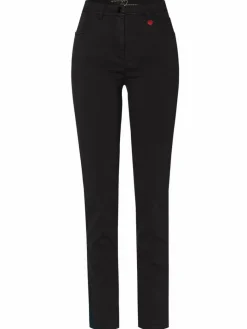 Relaxed Hosen*Damen Hose - Meine beste Freundin schwarz uni