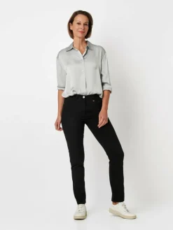 Relaxed Hosen*Damen Hose - Meine beste Freundin schwarz uni