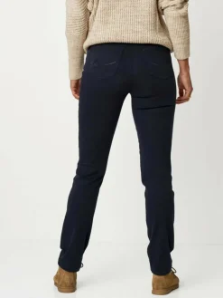 Relaxed Hosen*Damen Hose - Meine beste Freundin blau uni