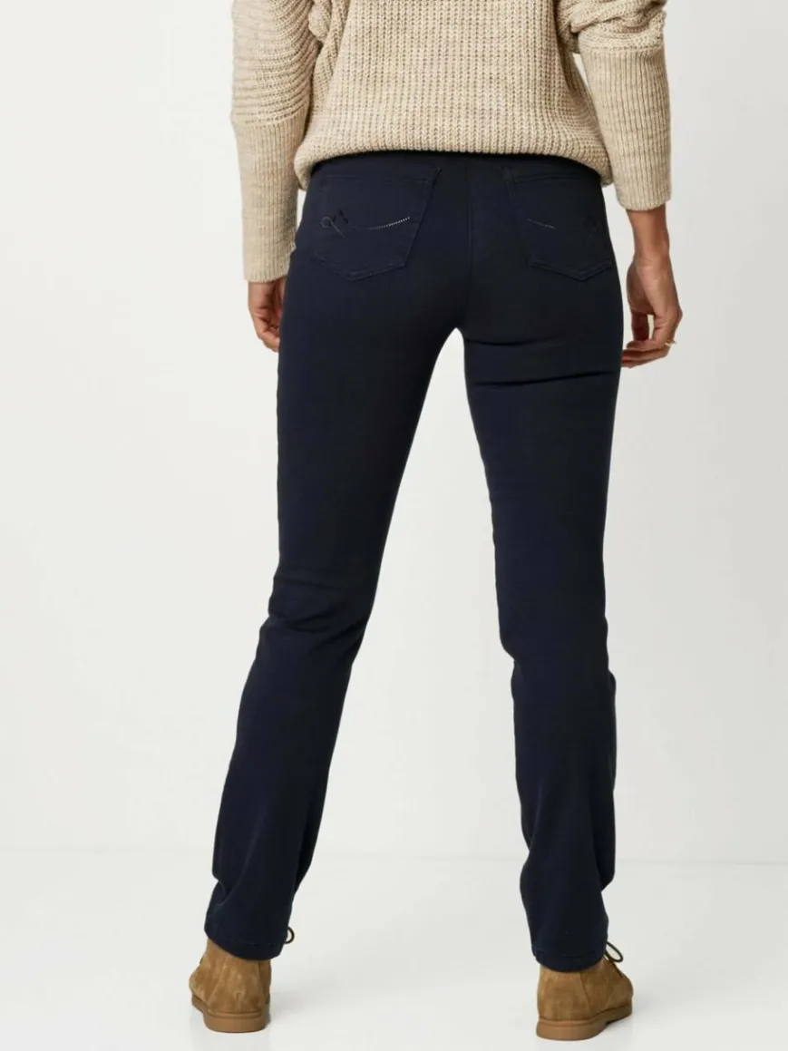 Relaxed Hosen*Damen Hose - Meine beste Freundin blau uni