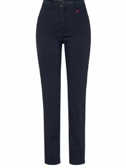 Relaxed Hosen*Damen Hose - Meine beste Freundin blau uni