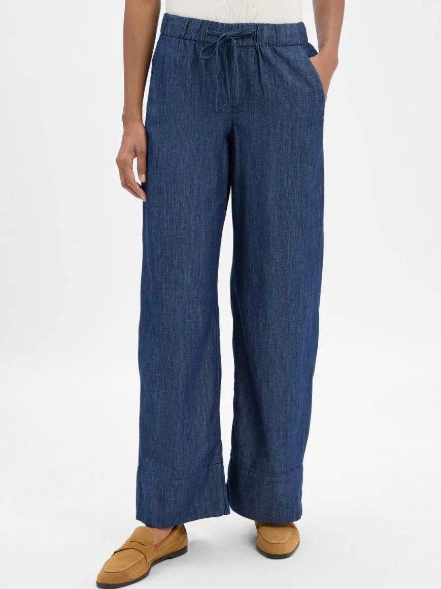 Opus Hosen*Damen Hose - Melane medium stone uni