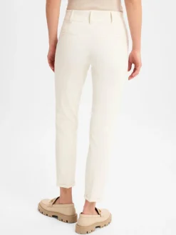 Cambio Hosen*Damen Hose - Renira weiß uni