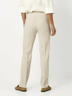 Relaxed Hosen*Damen Hose - Steffi beige uni