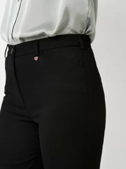 Relaxed Hosen*Damen Hose - Steffi schwarz uni