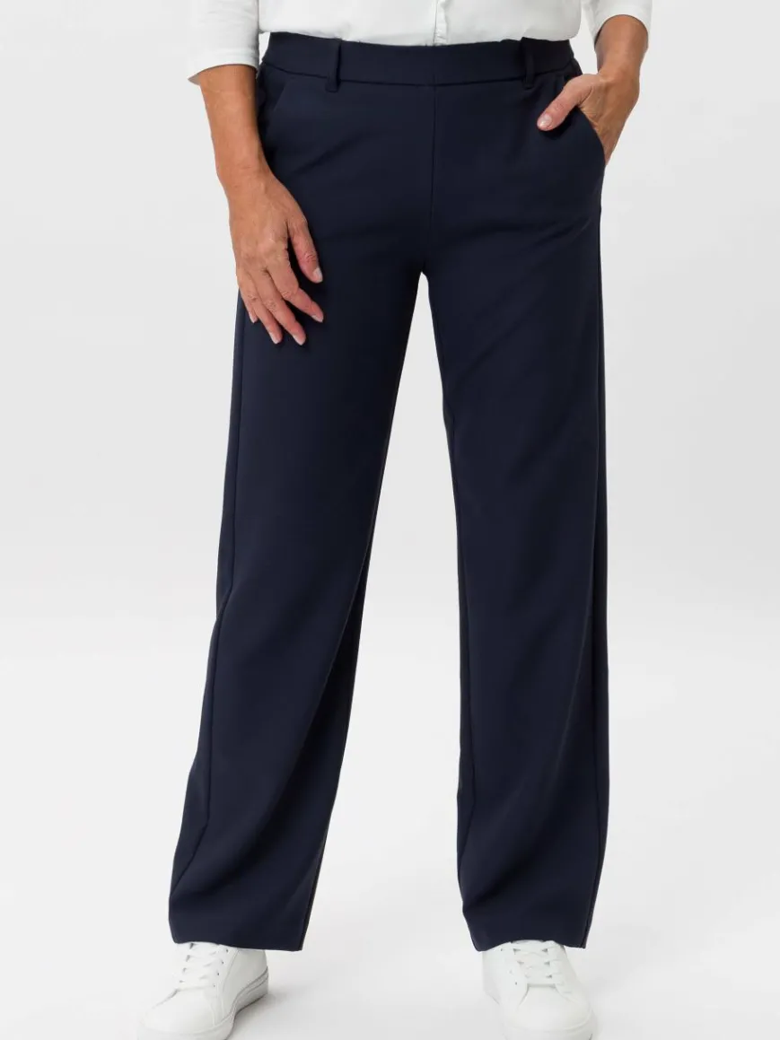 Frank Walder Hosen*Damen Hose MIA marine blau uni