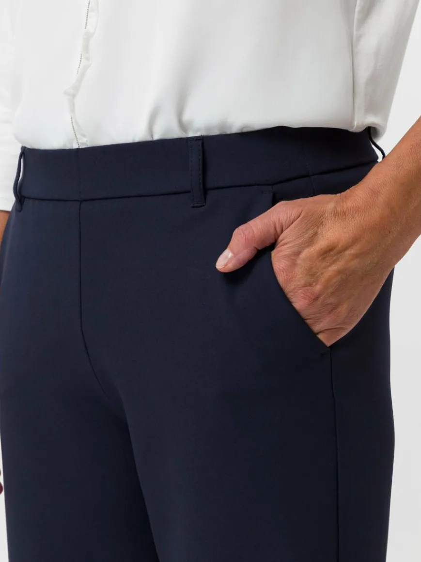 Frank Walder Hosen*Damen Hose MIA marine blau uni