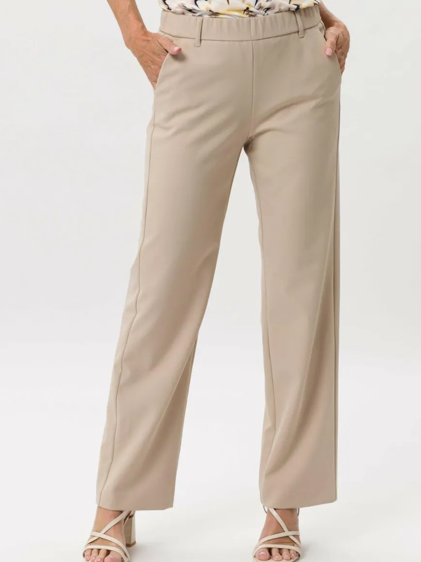 Frank Walder Hosen*Damen Hose MIA beige uni