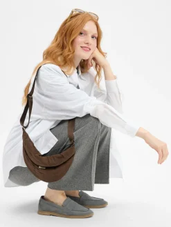 Cambio Hosen*Damen Hose mit Wollanteil - Cameron grau meliert