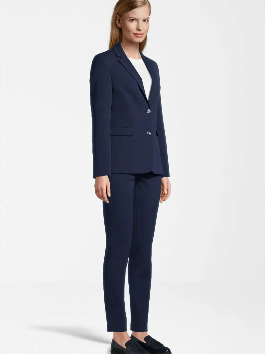 Vestino Blazer*Damen Hosenanzug Slim fit marine uni