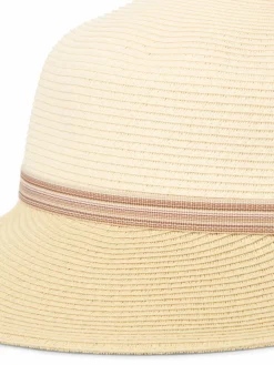 Marie Lund Mützen & Hüte*Damen Hut ecru beige strukturiert