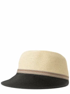 Marie Lund Mützen & Hüte*Damen Hut schwarz beige strukturiert