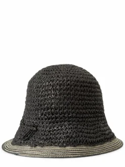 Marie Lund Mützen & Hüte*Damen Hut schwarz strukturiert