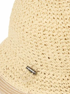 Marie Lund Mützen & Hüte*Damen Hut beige strukturiert