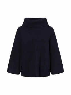 comma Schals & Tücher*Damen Indoor-Poncho blau uni