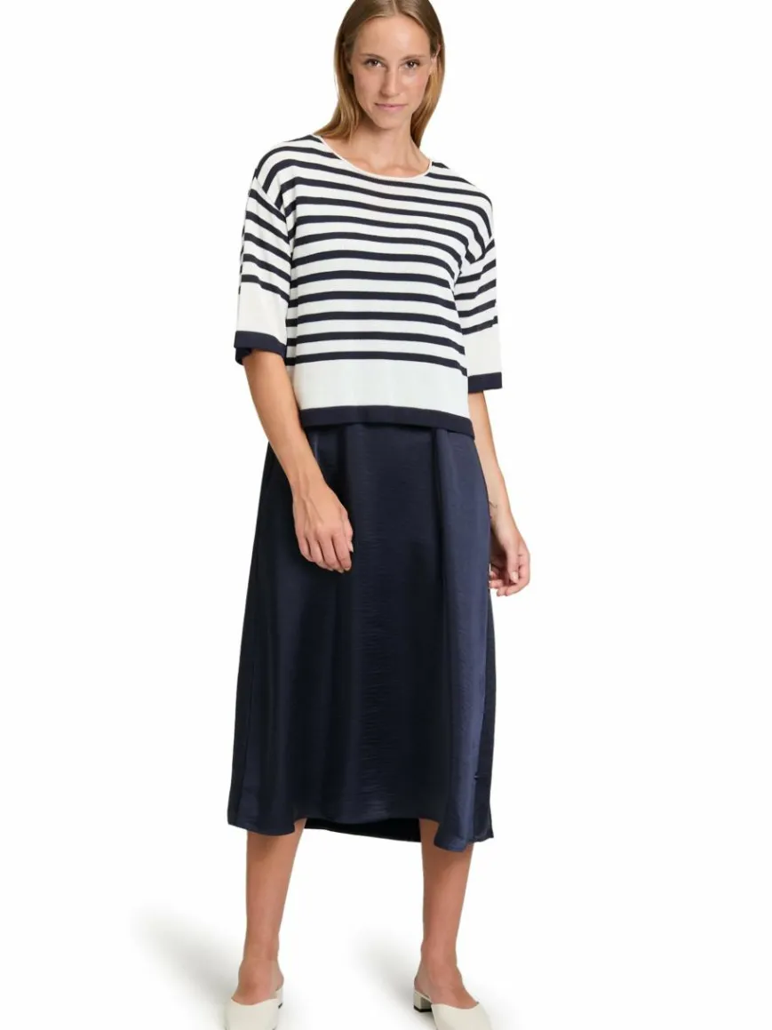 Robe Légère Kleider*Damen 3-in-1-Kleid marine ecru uni