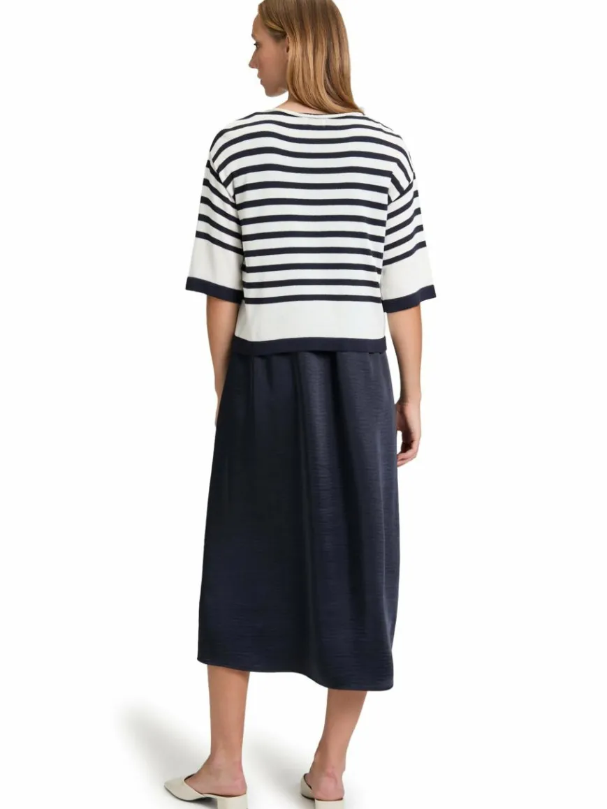 Robe Légère Kleider*Damen 3-in-1-Kleid marine ecru uni