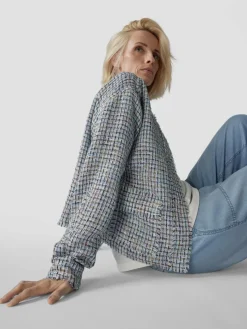 LCMT Blazer*Damen Jacke blau kariert